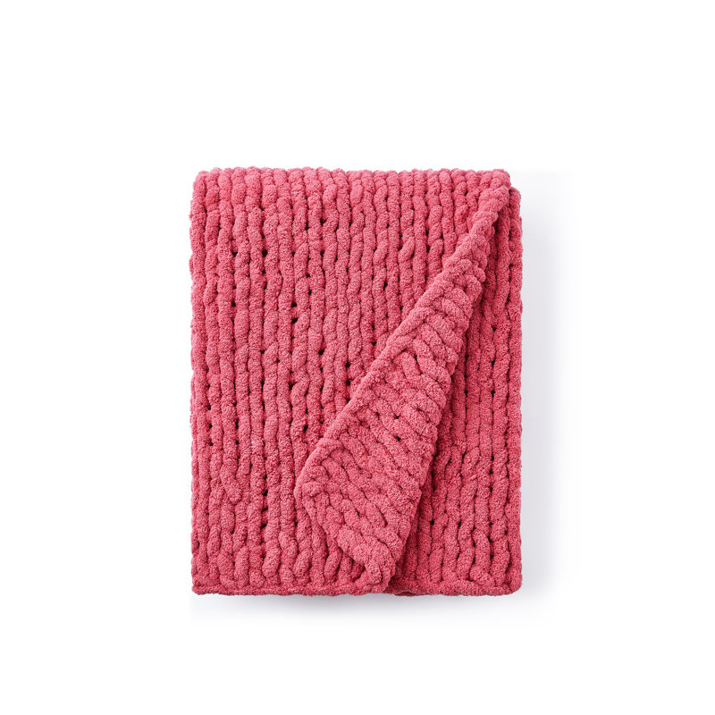 Wayfair chunky knit blanket sale